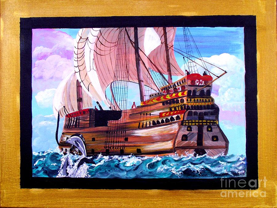 Sail on a Dream Painting by Jayne Kerr 