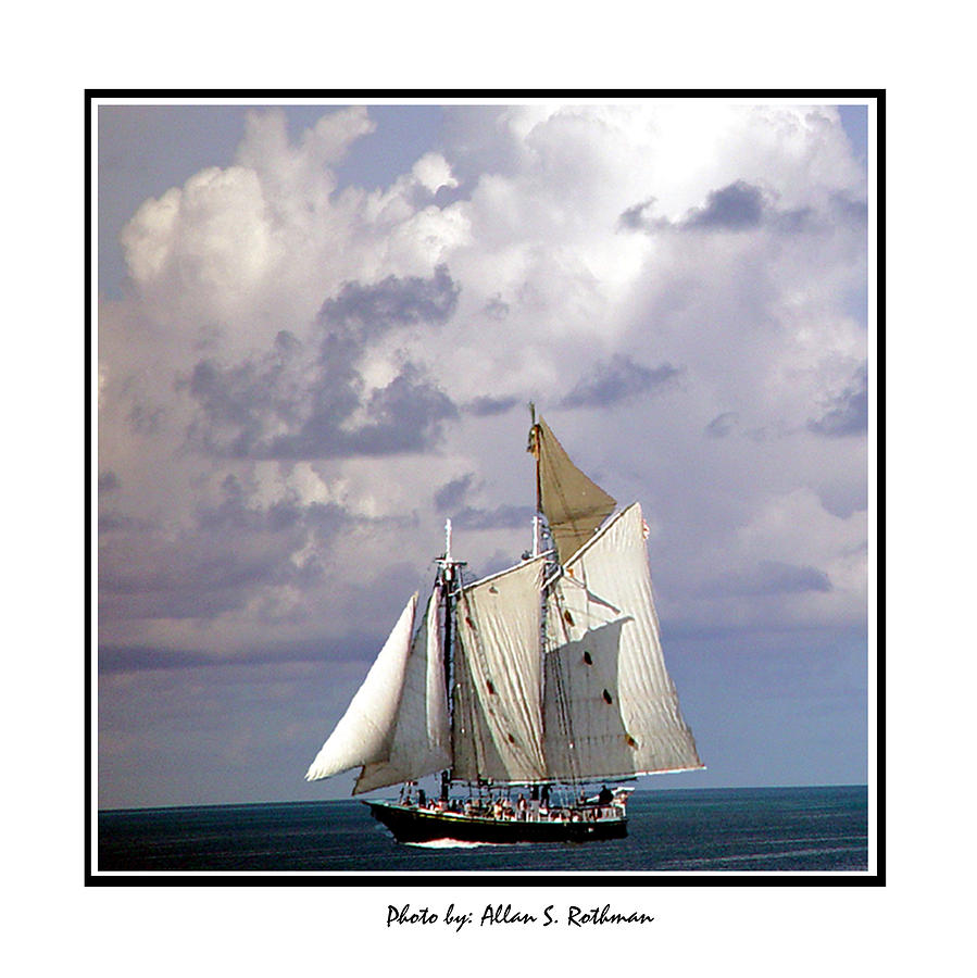 Sailboat Clouds Photograph by Allan Rothman