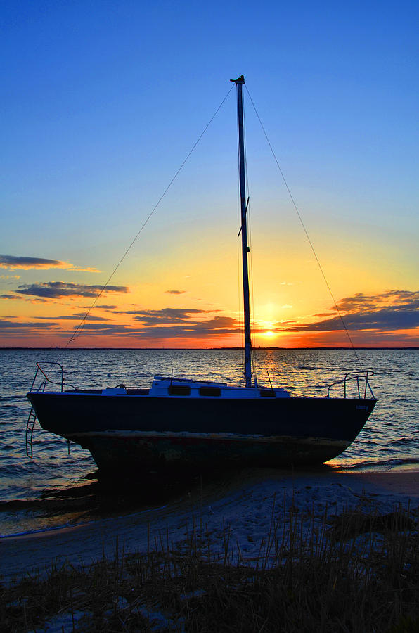 Sailboats and Sunsets Photograph by Brian Hughes - Fine Art America