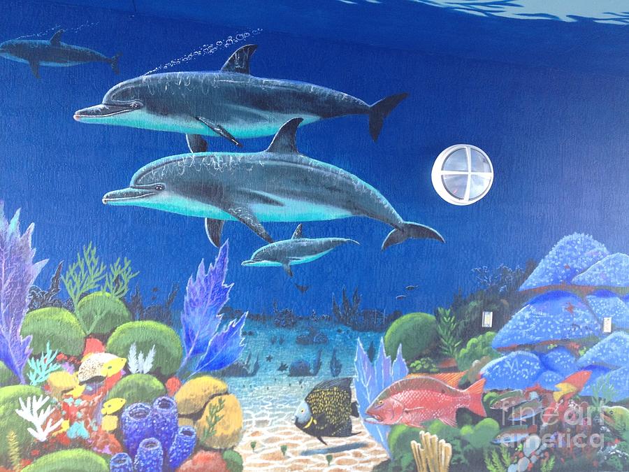 Sailfish Splash Park 2 Painting by Carey Chen