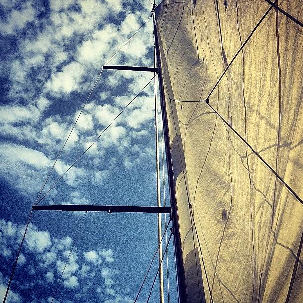 Sky Photograph - Sailing : Ibiza To by Neil Andrews