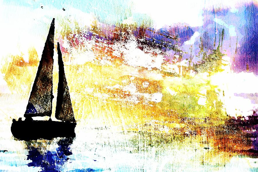 Sailing Away Digital Art by Andrea Barbieri