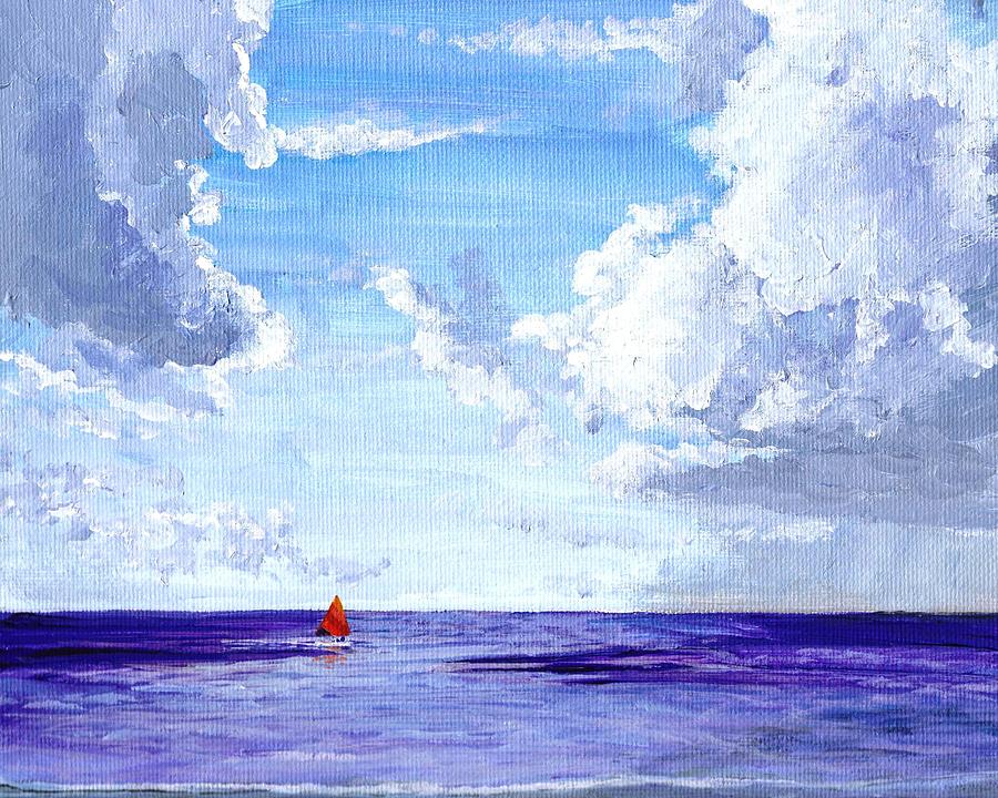 Sailing Away Painting by Keith Wilkie
