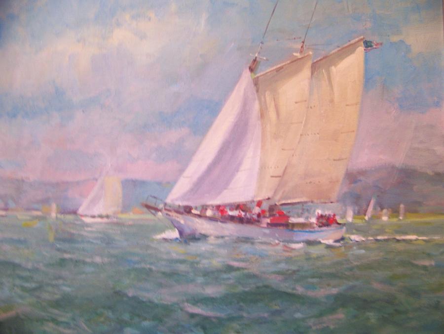 Sailing Painting by Bart DeCeglie