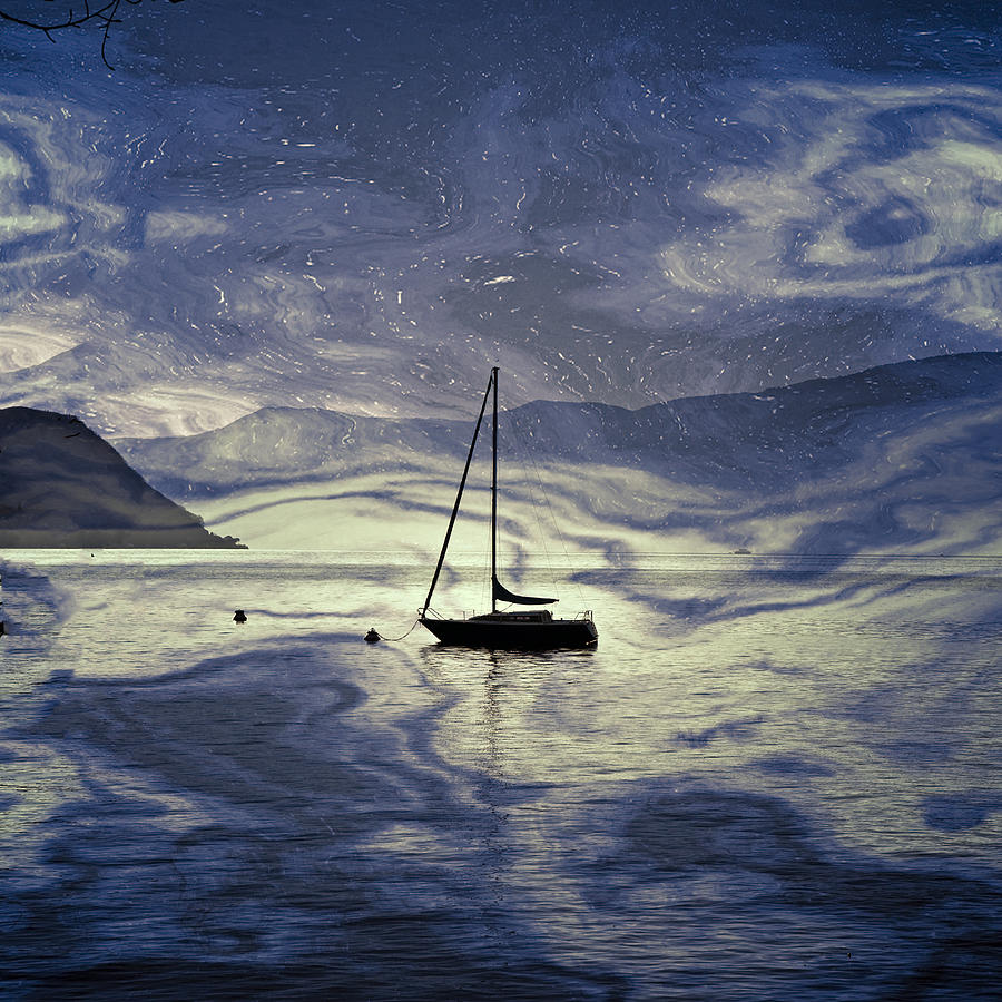 Mountain Photograph - Sailing Boat by Joana Kruse