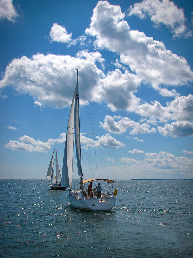 Sailing Photograph by Cindy Haggerty