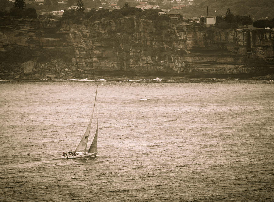 Sailing into Sydney Harbour Photograph by Fran Woods
