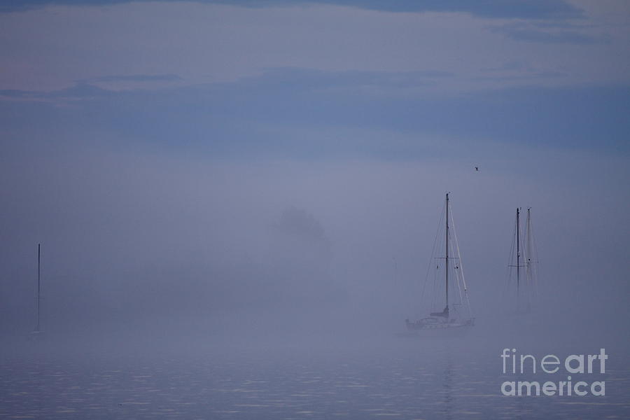 Sailing Mysterious Lake Superior Photograph by Kate Purdy
