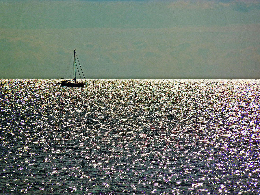 Sailing on a Sea of Diamonds Photograph by William Fields