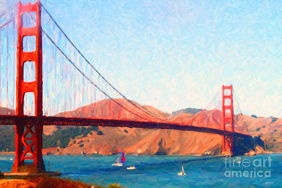 Sailing Under The Golden Gate Bridge Photograph by Wingsdomain Art and Photography