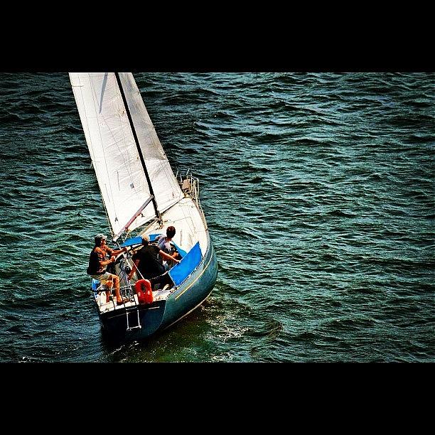 Norsk Photograph - Sailing! #yatch #sea #oslo #norge by Kiko Bustamante