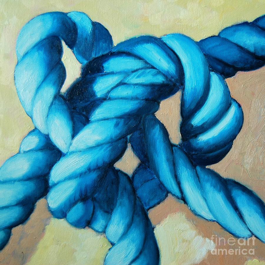 Sailor Knot 5 -close Up Painting by Ana Maria Edulescu