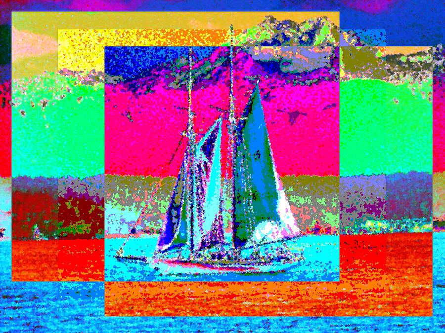 Tim Allen Digital Art - Sailors Delight 2 by Tim Allen