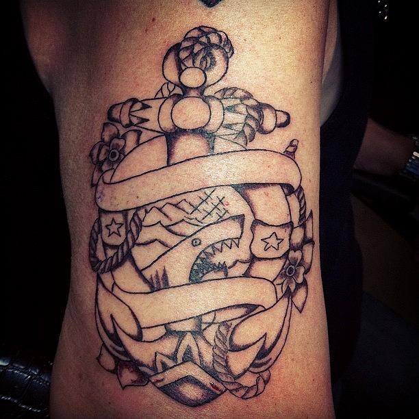 Tattoo Photograph - Sailors Grave :) Next Time Colors Will by Frederik Hellman