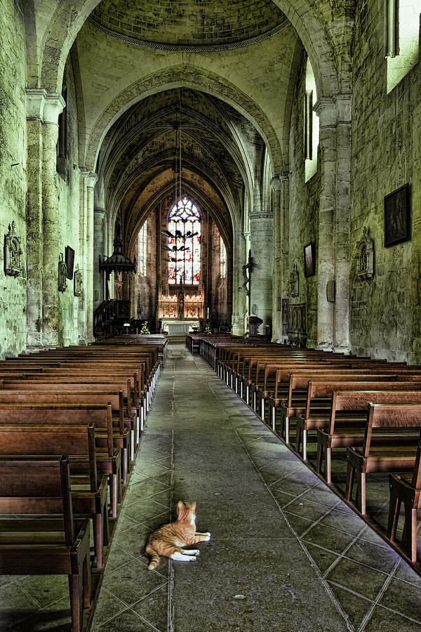 Saint Emilion Church Photograph by Wes and Dotty Weber