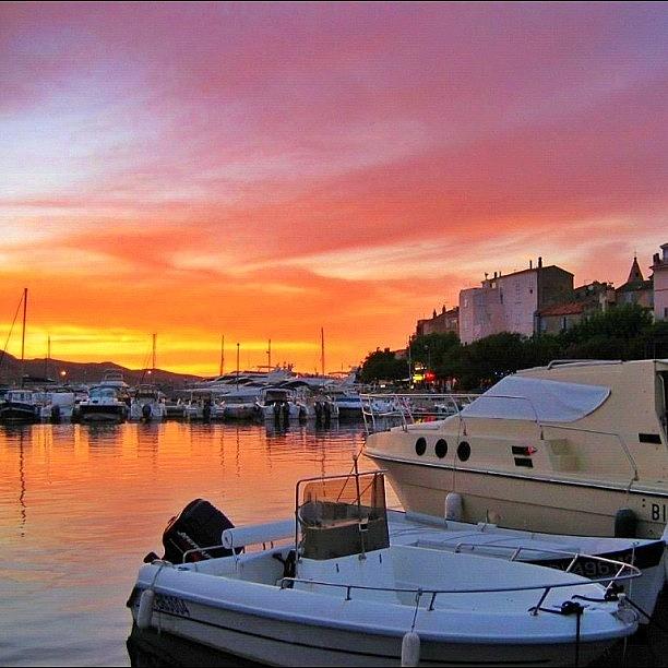 Sunset Photograph - Saint Florent Corse France 2004 by Gianluca Sommella