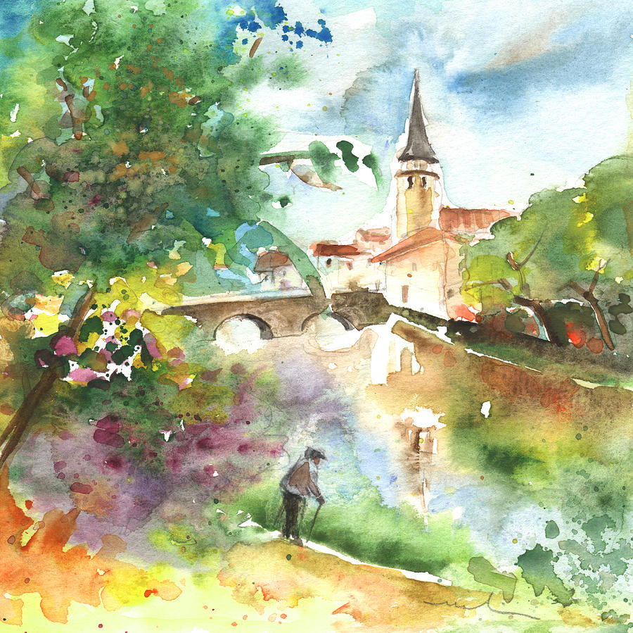 Impressionism Painting - Saint Girons 03 by Miki De Goodaboom