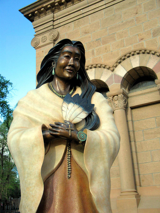 Santa Fe Photograph - Saint Kateri Tekakwitha by Elizabeth Rose