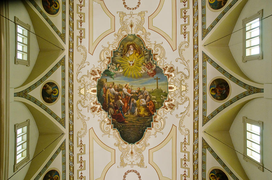 Saint Louis Cathedral Mural Photograph by Ray Laskowitz
