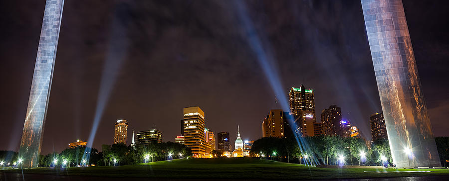 Saint Louis Lights Photograph by Semmick Photo