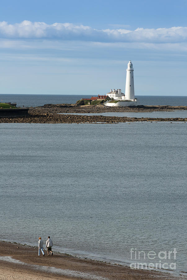 Saint Marys Lighthouse  Photograph by Andrew  Michael