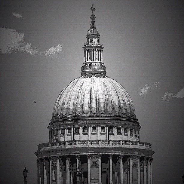 London Photograph - Saint Pauls In London. #london by Richard Randall