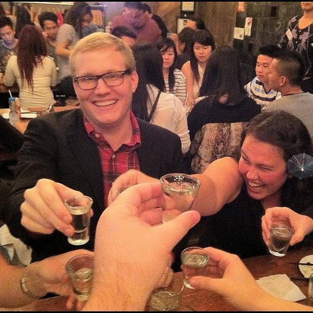 Toronto Photograph - Sake!!! #newfavepicture #to #toronto by Tyler McCall