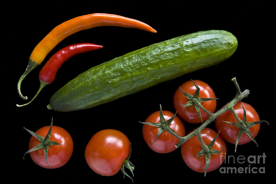 Salad Photograph by Heiko Koehrer-Wagner