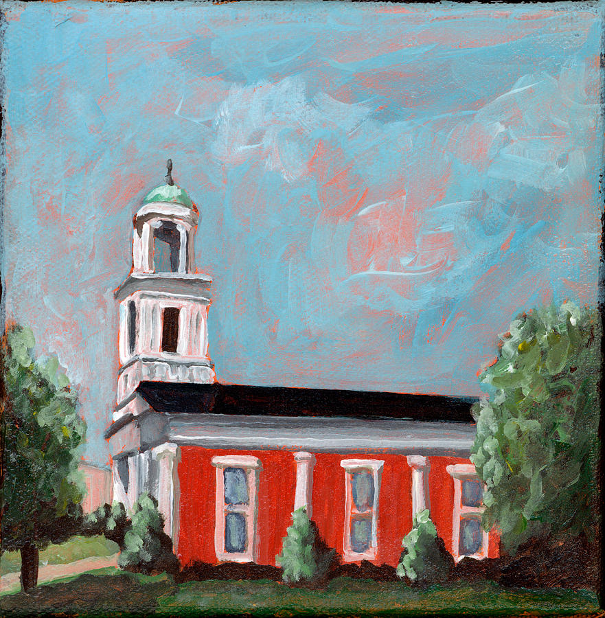 Landscape Painting - Salem Presbyterian Church by Todd Bandy
