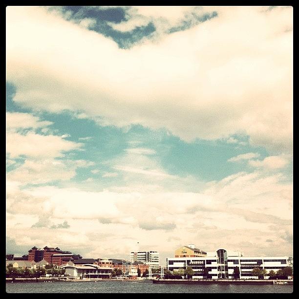 Salford Quays. Love Me Some Epic Sky :) Photograph by Mike Newton