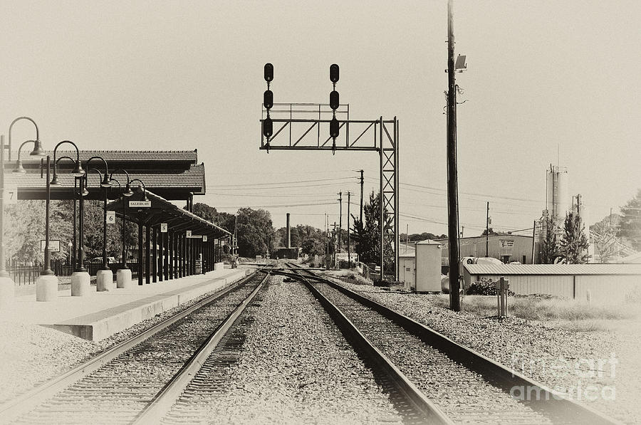 Salisbury North Carolina Depot Photograph by Wilma  Birdwell