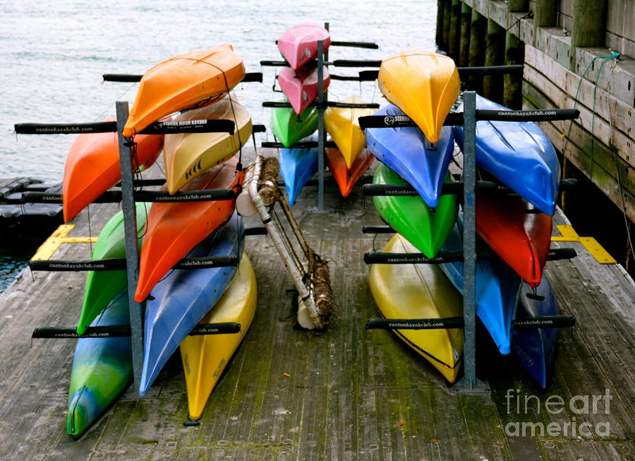 Salma Kayaks Photograph by Debbi Granruth