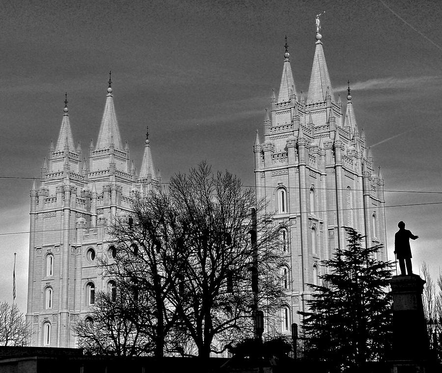 Salt Lake Temple Photograph by Eric Tressler