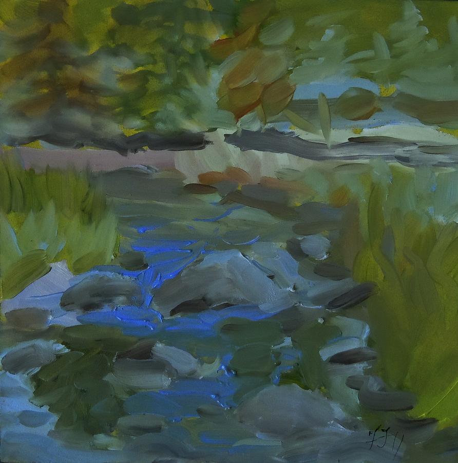 Saltwater Creek Painting by Francine Frank