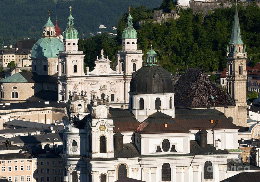 Salzburg city skyline Photograph by Andrew  Michael