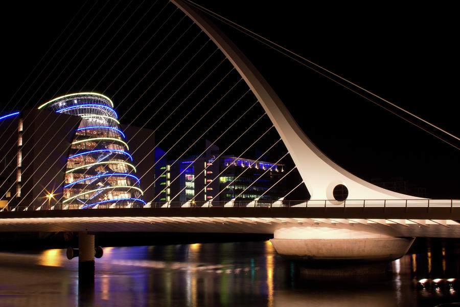 Samuel Beckett Bridge of Dublin Photograph by Celine Pollard