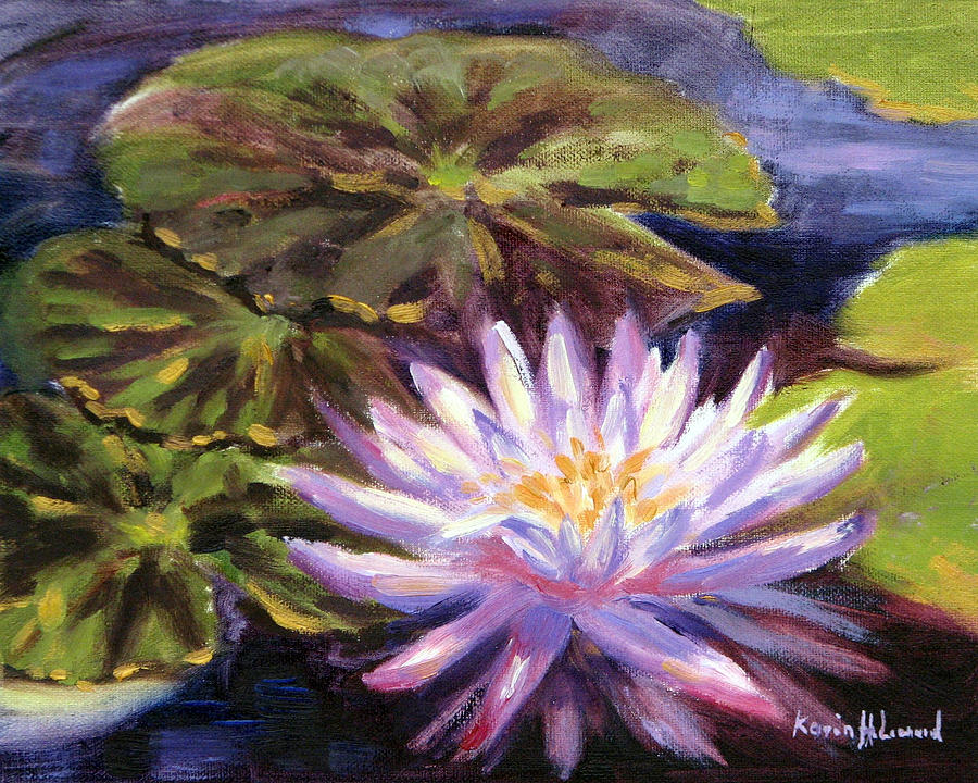 Claude Monet Painting - San Capistrano Lotus by Karin  Leonard