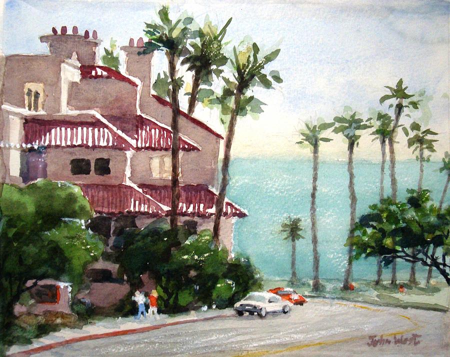 San Clemente Road Painting by John West