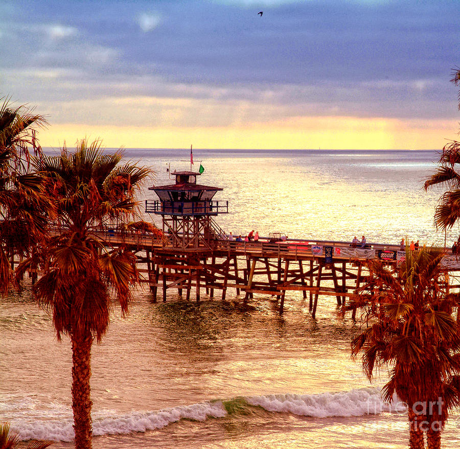 San Clemente Pier Photograph by David Ricketts