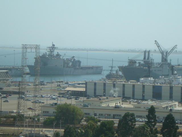 San Diego Shipyard Photograph by Val Oconnor