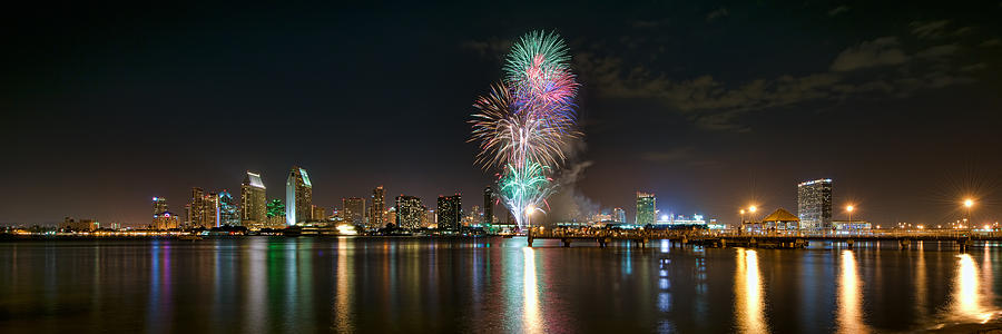 San Diego Summer Pops Fireworks 2012 Photograph by Mark Whitt