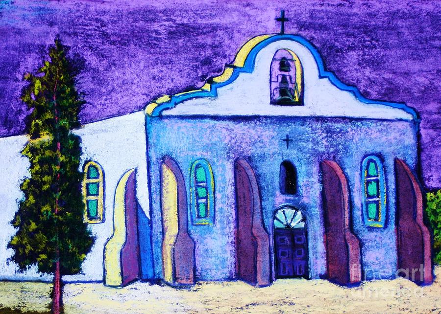 Mission Painting - San Elizario Presidio by Melinda Etzold