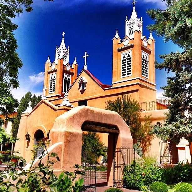 Albuquerque Photograph - San Felipe De Neri Church, Old Town by Aldo Jadrnicek