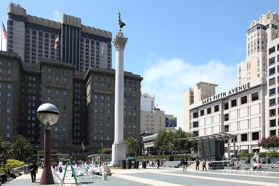 San Francisco - Union Square - 5D17933 Photograph by Wingsdomain Art and Photography
