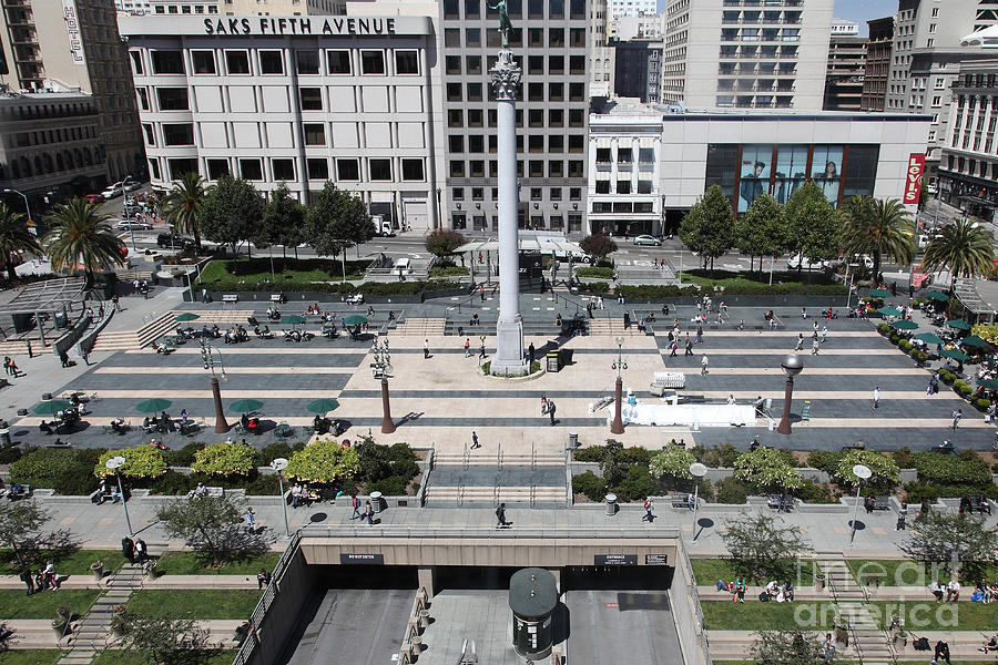 San Francisco - Union Square - 5D17942 Photograph by Wingsdomain Art ...