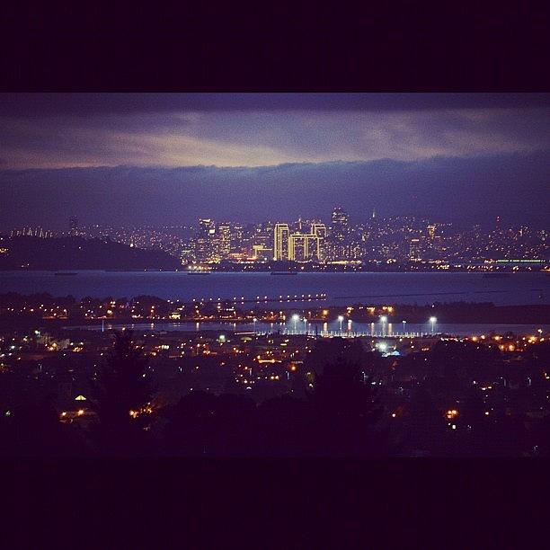San Francisco Photograph - San Francisco At Night by Birgit Zimmerman