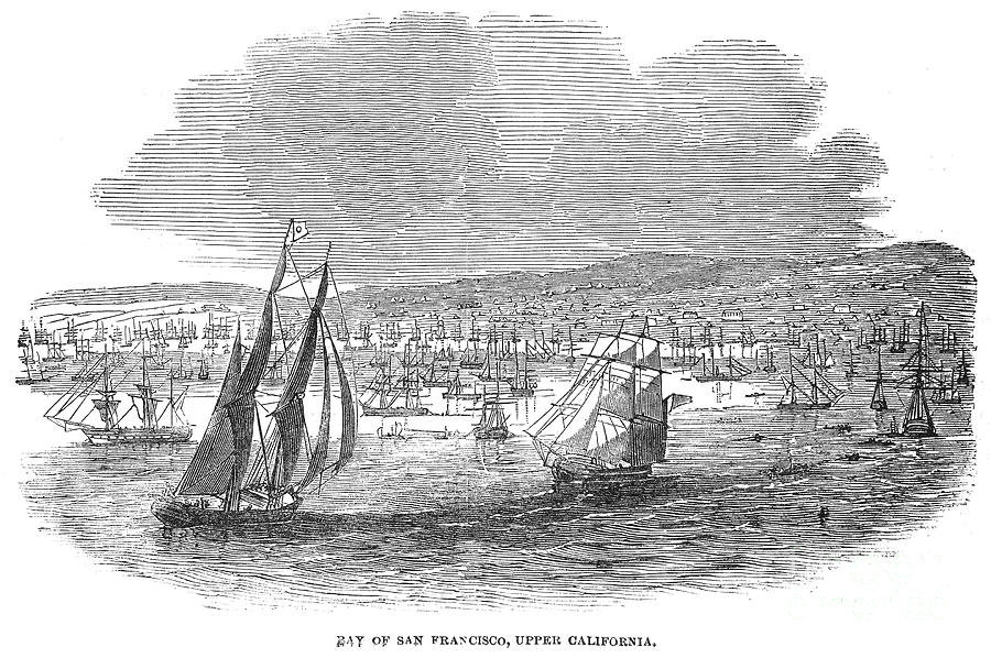 San Francisco Bay, 1849 Photograph by Granger