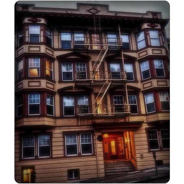 Cat Photograph - San Francisco Building From A Moving by Rodino Ayala