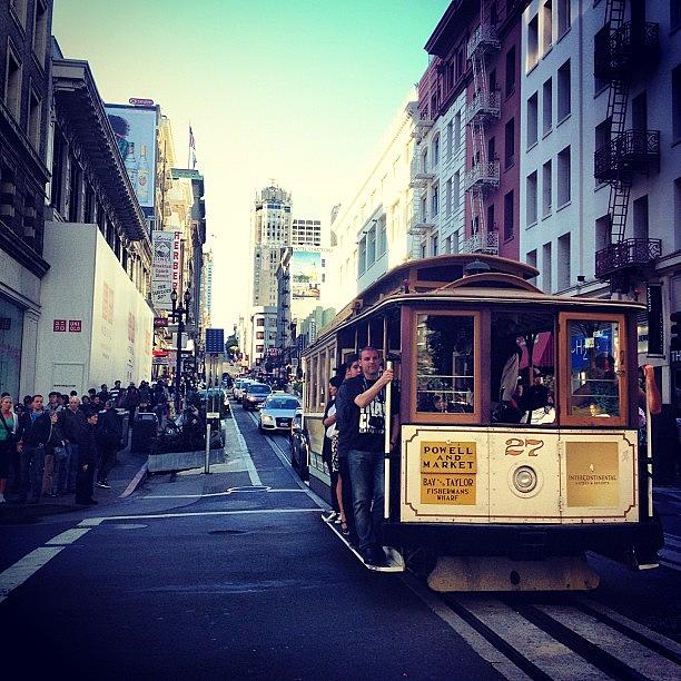 San Francisco Photograph - San Francisco Cable Car by David Bos