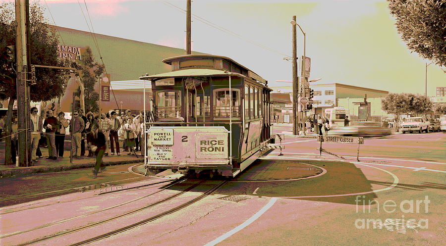 San Francisco Cable Car on Turntable Photograph by Padre Art